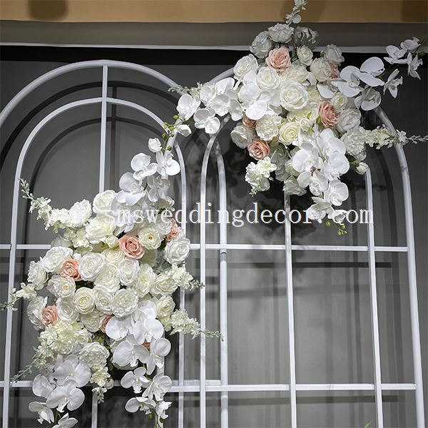 orchid wedding arch