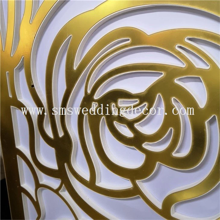 gold arch backdrop