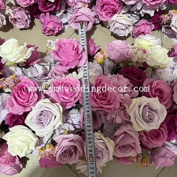 bridal table flower runner