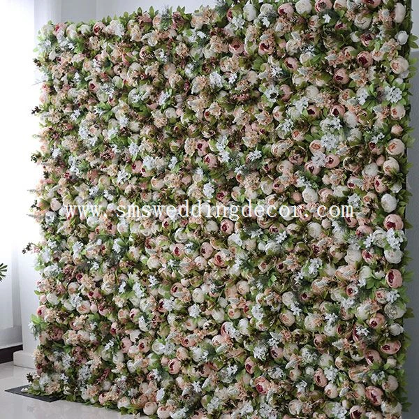 natural flower wall